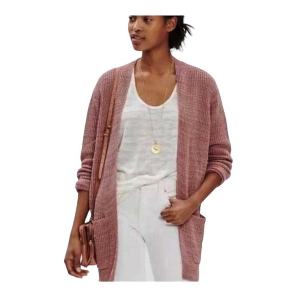 Madewell Sweaters - Madewell XXS Postscript Maeve Linen Blend Cardigan Sweater